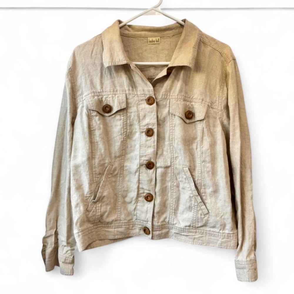 Linden Hill Beige Linen Jacket